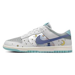 Nike Кроссовки для скейтбординга Starry Sky с нескользящей подошвой, износостойкие, мужские, серо-синие hf5441-001(team56-猫的星空) | gray blue