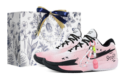 Nike Баскетбольные кроссовки Air Zoom GT Cut Academy Ink And Powder Fantasy Blue Box с низким верхом, нескользящие, розовые, мужские fb2598-100(team529-粉墨幻彩蓝礼盒) | pink