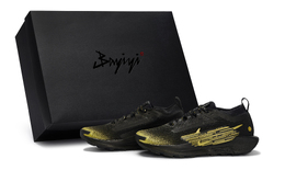 Nike Кроссовки Pegasus Trail 5 с низким верхом, устойчивые к истиранию, мужские, черно-золотые fq0908-002(team80-男款金辉夜影s-box) | black gold