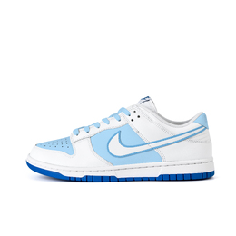 Nike Кроссовки для скейтбординга Dunk Anti Slip, износостойкие, мужские, белые, синие dv0831-104(team676-不觉云烟) | white blue