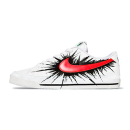 Nike Кроссовки для скейтбординга Court Legacy, мужские, низкие, черные, красные dh3162-100（team1099-狂放迸射红） | white