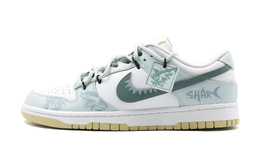 Nike Кроссовки для скейтбординга Dunk Anti-Slip, износостойкие, низкие, мужские, зеленые, белые dv0833-100(team292-鲨鱼派对) | white green