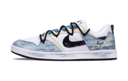 Nike Кроссовки для скейтбординга SB Alleyoop, низкие, белые, мужские cj0882-100(team692-皇室宣言) | sky blue