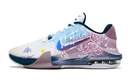 Nike Баскетбольные кроссовки Air Max Impact 4 Low Top мужские, синие, розовые dm1124-102（team241-祈愿玩偶） | blue pink