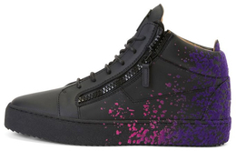 Giuseppe Zanotti /GZ Kriss Стильные мужские скейтбордические кроссовки средней высоты, черные rm30003001 | original shoe box included