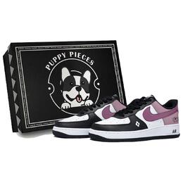 Nike Фрагмент Air Force 1 Puppy, специальные низкие кроссовки для скейтборда, мужские, белые dv0788-001(team85-狡黠树莓as-box) | white