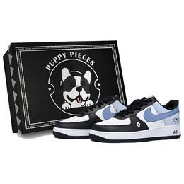 Nike Фрагмент Air Force 1 Puppy, специальные низкие кроссовки для скейтборда, мужские, белые dv0788-001(team85-狡黠海盐as-box) | white
