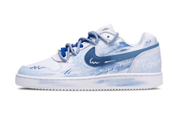 Nike Кроссовки для скейтбординга EBERNON Blue Language Elf Low Top, мужские, небесно-голубого цвета aq1775-100（team1123-蓝语精灵） | cerulean