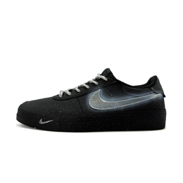 Nike Кроссовки Court Shot Blue Gradient Layer с антискользящим износостойким низким верхом для скейтборда, мужские, черные, серебристые fq8146-001（team275-蓝渐层） | black silver