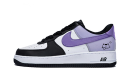 Nike Кроссовки Air Force 1 Low Top для скейтбординга, мужские, белые, фиолетовые dv0788-001(team85-艳丽香芋) | white purple