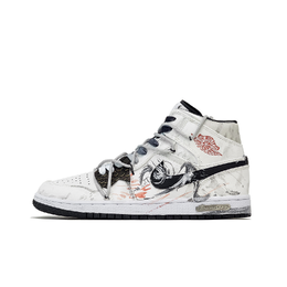 Jordan Баскетбольные кроссовки Air 1 Vintage, мужские, средний верх, серо-белые dq8426-132(teamm-辞旧迎春) | gray white