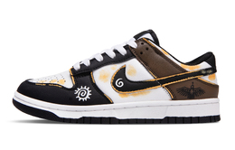 Nike Кроссовки для скейтбординга Dunk Low Top, мужские, черно-коричневые dd1391-100(team1068-云开雾散) | black brown