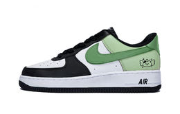 Nike Кроссовки Air Force 1 Puppy Fragment Low Top для скейтбординга, мужские, белые, зеленые dv0788-001(team85-双翮抹茶) | white