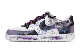 Nike Кроссовки для скейтборда Court Vision 1 с противоскользящим износостойким верхом, мужские, черные, фиолетовые dh2987-101(team422-申公豹） | black purple