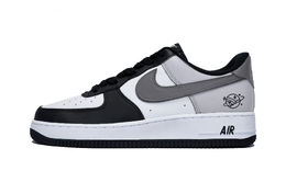 Nike Кроссовки Air Force 1 Puppy Fragment Low Top для скейтбординга, мужские, белые, темно-серые dv0788-001(team85-璀璨烟灰) | white
