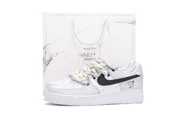 Nike Кроссовки Air Force 1 с низким верхом, противоскользящие, износостойкие, мужские, серо-белые cw2288-111(team拾伍-男女同款灰白五sbox) | gray white