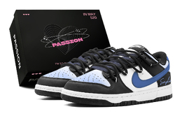 Nike Кроссовки для скейтбординга Dunk White Blue Oolong с нескользящей подошвой, мужские, сине-белые dd1391-100(teams2-白兰乌龙s-box) | blue white