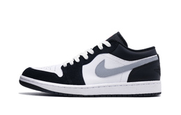 Баскетбольные кроссовки Air 1 Vintage, низкие, серые, мужские Jordan, Gray White Black hf3148-106(team740-页岩白) | gray white black