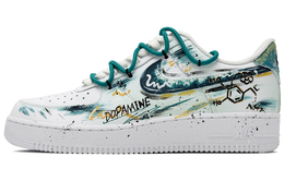 Nike Кроссовки Air Force 1 для скейтбординга, износостойкие, белые, зеленые, мужские cw2288-111（team260-光子动力qd） | white green
