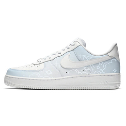 Nike Кроссовки Air Force 1 с низким верхом для скейтборда, противоскользящие, износостойкие, мужские, белые cw2288-111(team10-蓝色白日梦) | white