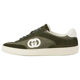 Gucci Кроссовки для скейтбординга G75 Low Top, мужские, зеленые 840330 aae80 3354