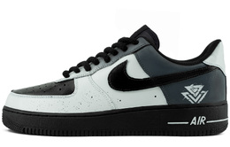 Nike Кроссовки Air Force 1 для скейтбординга, увеличивающие рост, износостойкие, низкие, мужские, черно-серые cw2288-001(team975-末日机甲) | black gray