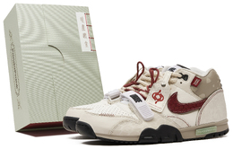 Nike Кроссовки Air Trainer 1 с противоскользящей подошвой, износостойкие, мужские, коричневые fb8066-100(teamh-男款蛇福天降s-box) | brown