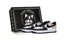Nike Фрагмент Air Force 1 Puppy, специальные низкие кроссовки для скейтборда, мужские, белые dv0788-001(team85-蒹葭拿铁as-box) | white