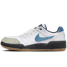 Nike Кроссовки для скейтбординга Full Force Slip с низким верхом, мужские, белые, синие hj7262-100（team1007-夜海幽梦） | white blue