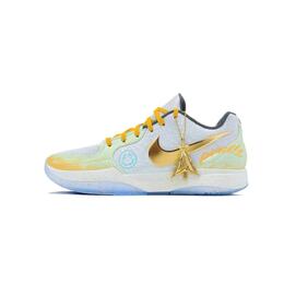 Nike Баскетбольные кроссовки Ja 2 с низким верхом, устойчивые к истиранию, с мягкой амортизацией, мужские, цвет голубо-оранжевый fz1516-001(team188-绿洲) | cyan orange