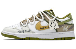 Nike Кроссовки для скейтбординга Dunk Anti-Slip, износостойкие, низкие, мужские, белые, зеленые dv0833-105（team260-愉悦时刻qd） | white green