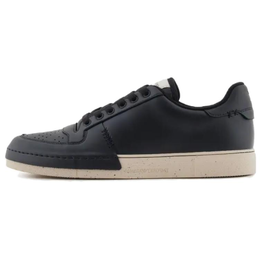 Emporio Armani Низкие мужские кроссовки для скейтбординга, черные x4x650xr322n151