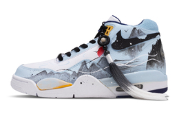 Nike Баскетбольные кроссовки Flight Legacy Mid Top Vintage, мужские, светло-синие bq4212-102(team960-青山落霞) | light blue