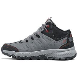 Skechers Мужские кроссовки для активного отдыха, серо-черные, средней высоты 237632-ccbk | charcoal/black