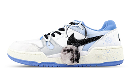 Nike Кроссовки для скейтбординга Full Force, устойчивые к истиранию, низкие, мужские, белые, синие, черные fb1362-100(team1265-湛蓝星球解) | white blue black