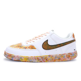 Nike Кроссовки для скейтбординга Court Vision 1 Low Top, мужские, белые, оранжевые dh2987-101（team390-竹影溪声 ) | white orange