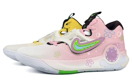 Nike Баскетбольные кроссовки KD Trey 5 X Cushioning с низким верхом, ударопрочные, мужские, розовые dj7554-014（team690-海洋双子） | pink yellow