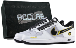 Nike Легкие низкие кроссовки для скейтбординга Air Force 1, мужские, белые, желтые dv0788-001 (team349-ultra01礼盒） | white yellow