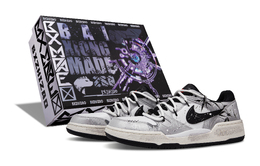 Nike Кроссовки для скейтбординга Full Force с амортизацией, износостойкие, серые, белые, черные fb1362-101（team250-山水折枝box） | gray white black (b-box)
