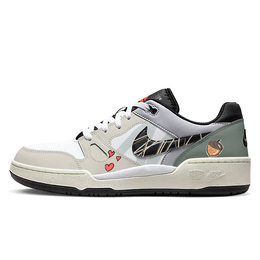 Nike Кроссовки для скейтбординга Full Force Low Top, мужские, белые, черные fb1362-101(team10-晴天) | black white