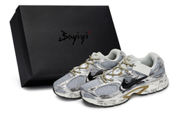 Nike Кроссовки для бега V5 RNR с низким верхом, устойчивые к истиранию, мужские, цвет: черный, серый, серебристый hj5228-102(team80-男款末世纪元s-box) | black gray silver