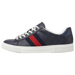 Gucci Низкие кроссовки для скейтбординга ACE, синие, мужские 760775 faelm 8741 | original shoe box included