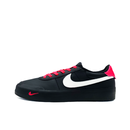 Nike Кроссовки для скейтбординга Court Shot Red Star, износостойкие, низкие, мужские, черно-белые fq8146-001(team952-红芒） | black white