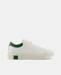 Мужские кеды однотонные с логотипом на подошве Armani Exchange, белый a55853315 | blanco