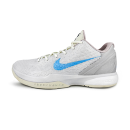 Nike Баскетбольные кроссовки Zoom Kobe 6 All Star 2.0 All Star 2.0 с амортизацией, износостойкие, низкие, мужские, белые, серебристые fq3546-100（team258-白月光） | white silver
