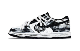 Nike Кроссовки для скейтбординга Dunk Faded Mood, износостойкие, низкие, мужские, черно-белые hf5441-100(team1038-褪色情绪) | black white