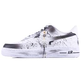 Nike Кроссовки для скейтбординга Air Force 1 07 Crane Song SDS, износостойкие, низкие, мужские, белые, коричневые, черные cw2288-111(team168-鹤吟) | white brown black