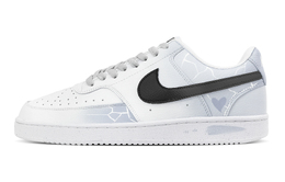 Nike Кроссовки Court Vision 1 Misty Blue Rhyme, износостойкие, низкие, для скейтбординга, мужские, бело-синие dh2987-101(team459-云水蓝韵) | white blue