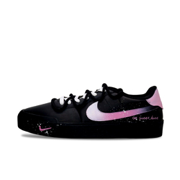 Nike Кроссовки Court Shot с низким верхом для скейтборда, износостойкие, мужские, черно-розовые fq8146-001(team646-黑粉绮梦） | black pink