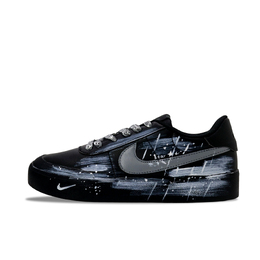 Nike Кроссовки Court Shot Graffiti Starry Night с низким верхом, устойчивые к истиранию, мужские, черно-серые fq8146-001(team646-涂鸦星夜） | black gray